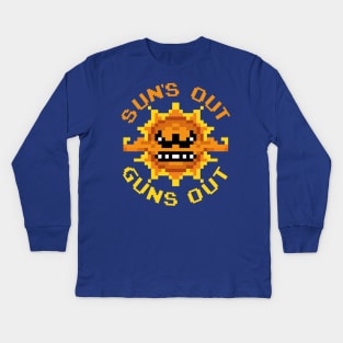 Suns Out. Guns Out. Kids Long Sleeve T-Shirt